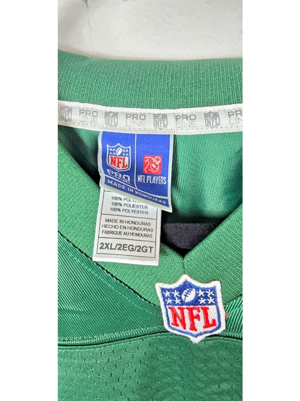 New York Jets - Men's NFL Pro Line Blank Football Jersey 2XL XXL NEW w/ Tags - Picture 3 of 4